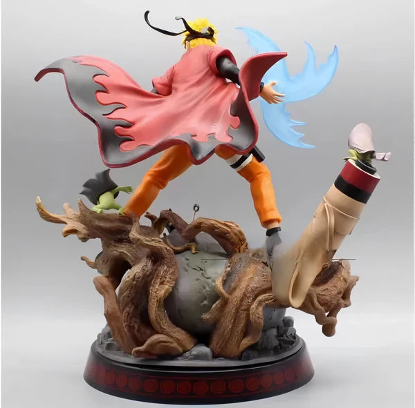 Naruto Shippuden Naruto Uzumaki Sage Mode 29 cm Deluxe Statue with Rasen Shuriken and Toads