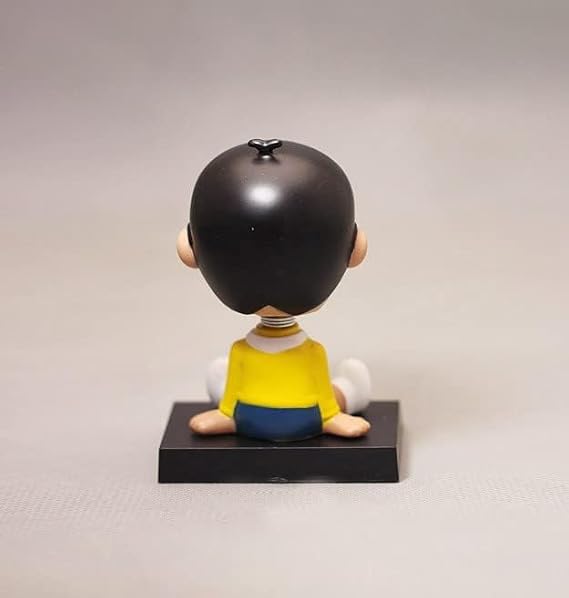 Nobi-Style Bobblehead – 11 cm Dashboard Figure with Wink and Nameplate Base