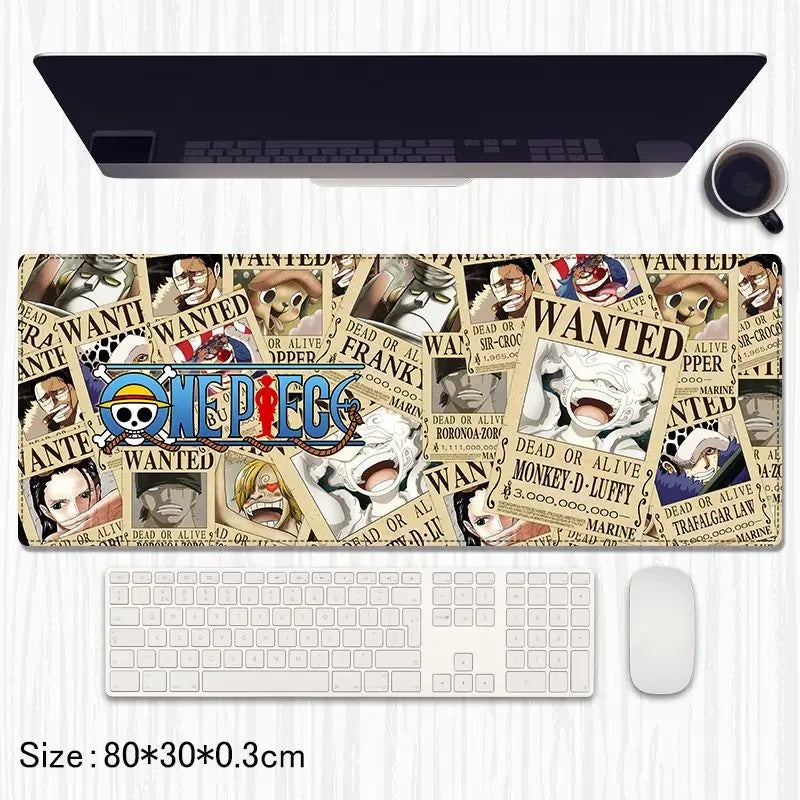 One Piece Anime Extended Gaming Mouse Pad / Desk Mat – 80×30 cm - Drakon Lifestyle India