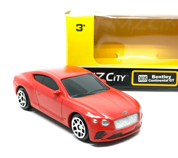 RMZ City Bentley Continental GT 1:64 Scale Die Cast Car Model – Red Collectible
