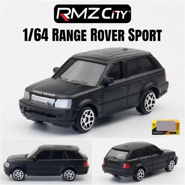 RMZ City Range Rover Sport 1:64 Scale Die Cast Car Model – Black Collectible