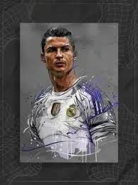 Cristiano Ronaldo 3D Wall Poster – 30x40 CM Football Edition