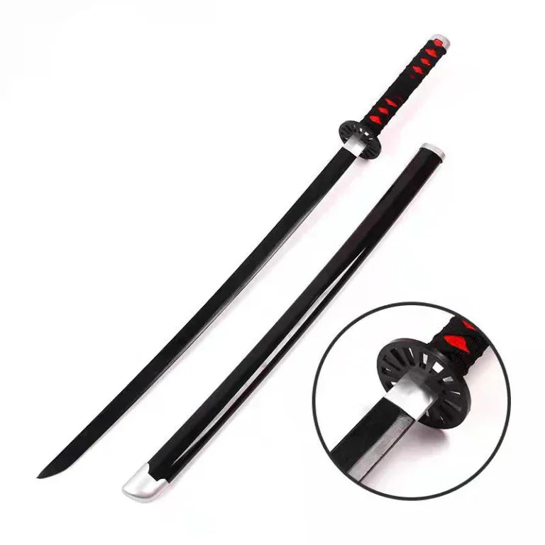 Demon Slayer: Kimetsu no Yaiba – 104 cm Wooden Katana Anime Cosplay - Drakon Lifestyle India