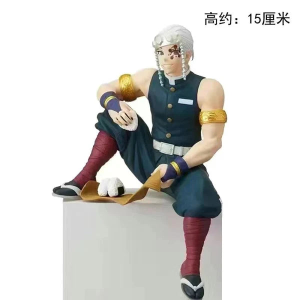 Tengen Uzui Sitting Demon Slayer Figure – 15 cm Anime Collectible