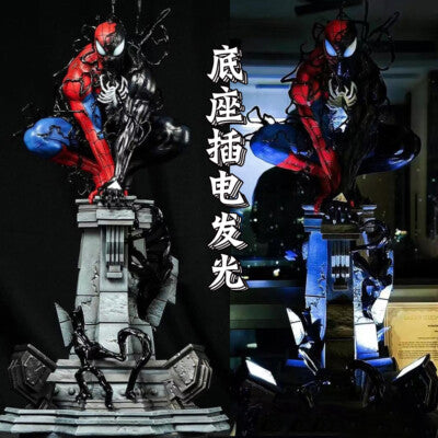 Venom Symbiote Spider-Man Light-Up Figure – 40 cm PVC Collector Statue