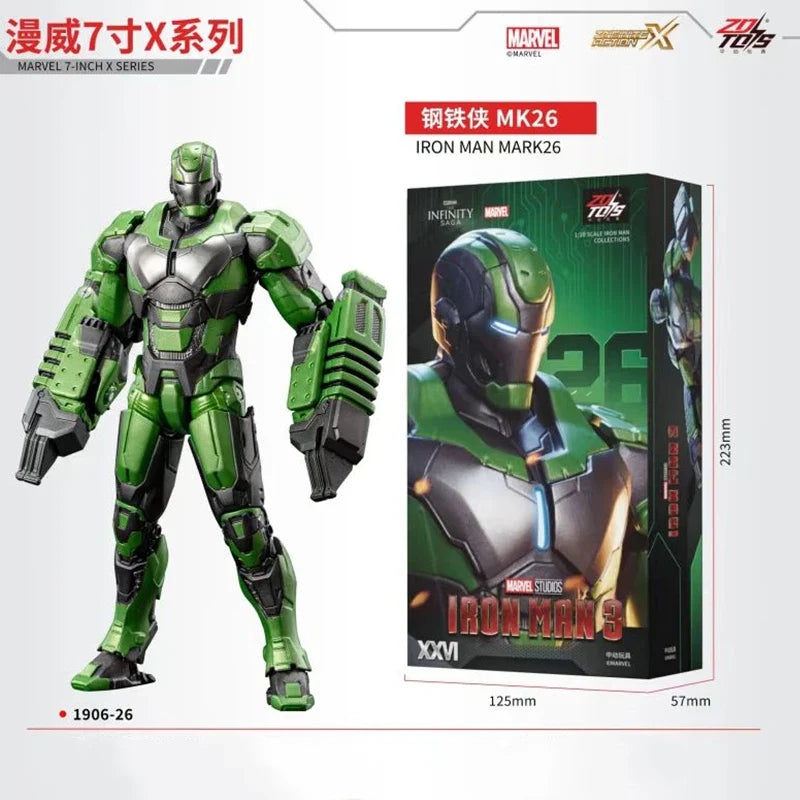 Iron Man Mark 26 (Gamma) Action Figure – Marvel Heavy Construction Armor Collectible
