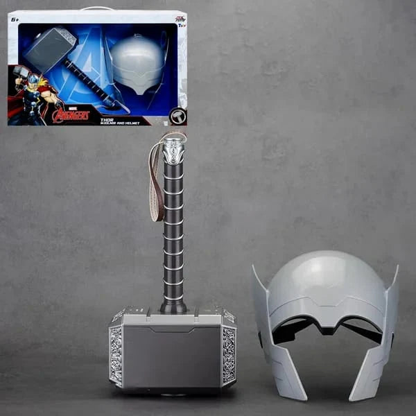 ZD Toys Thor Mjolnir Hammer & Mask Set for Kids – Avengers Cosplay Collectible