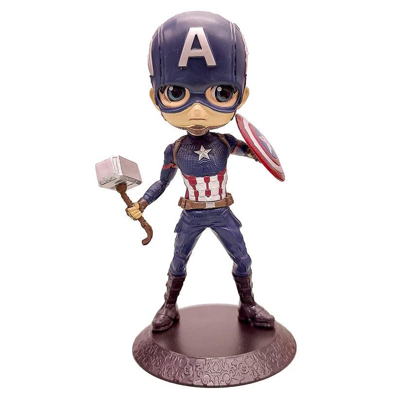 Captain America Q Posket Figurine – 15cm Superhero Collectible - Drakon Lifestyle India