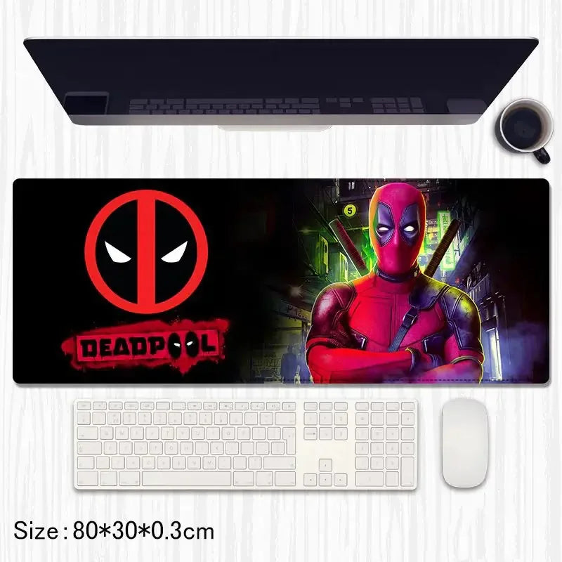 Deadpool Extended Gaming Mouse Pad / Desk Mat – 80×30 cm - Drakon Lifestyle India