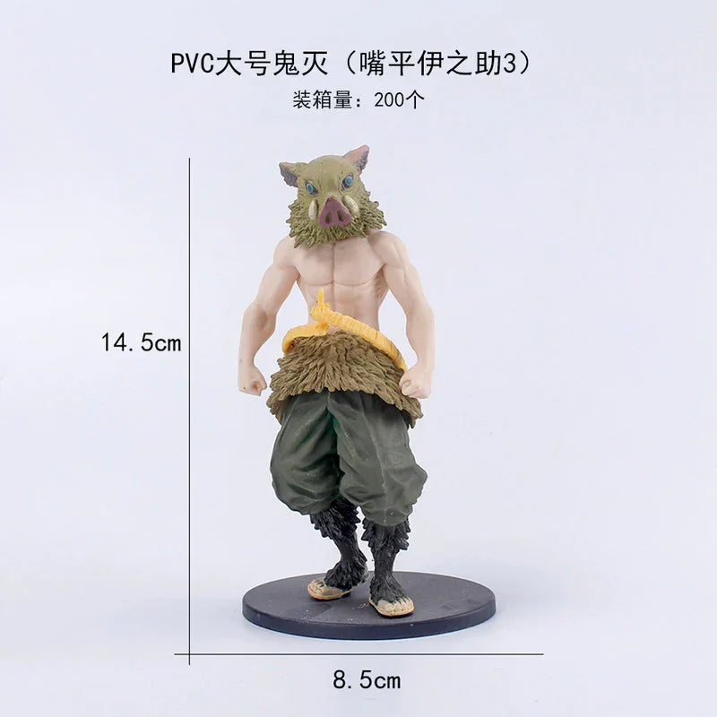 Demon Slayer Action Figures 15 cm – Tanjiro, Nezuko, Zenitsu, Inosuke, Giyu & Shinobu - Drakon Lifestyle India