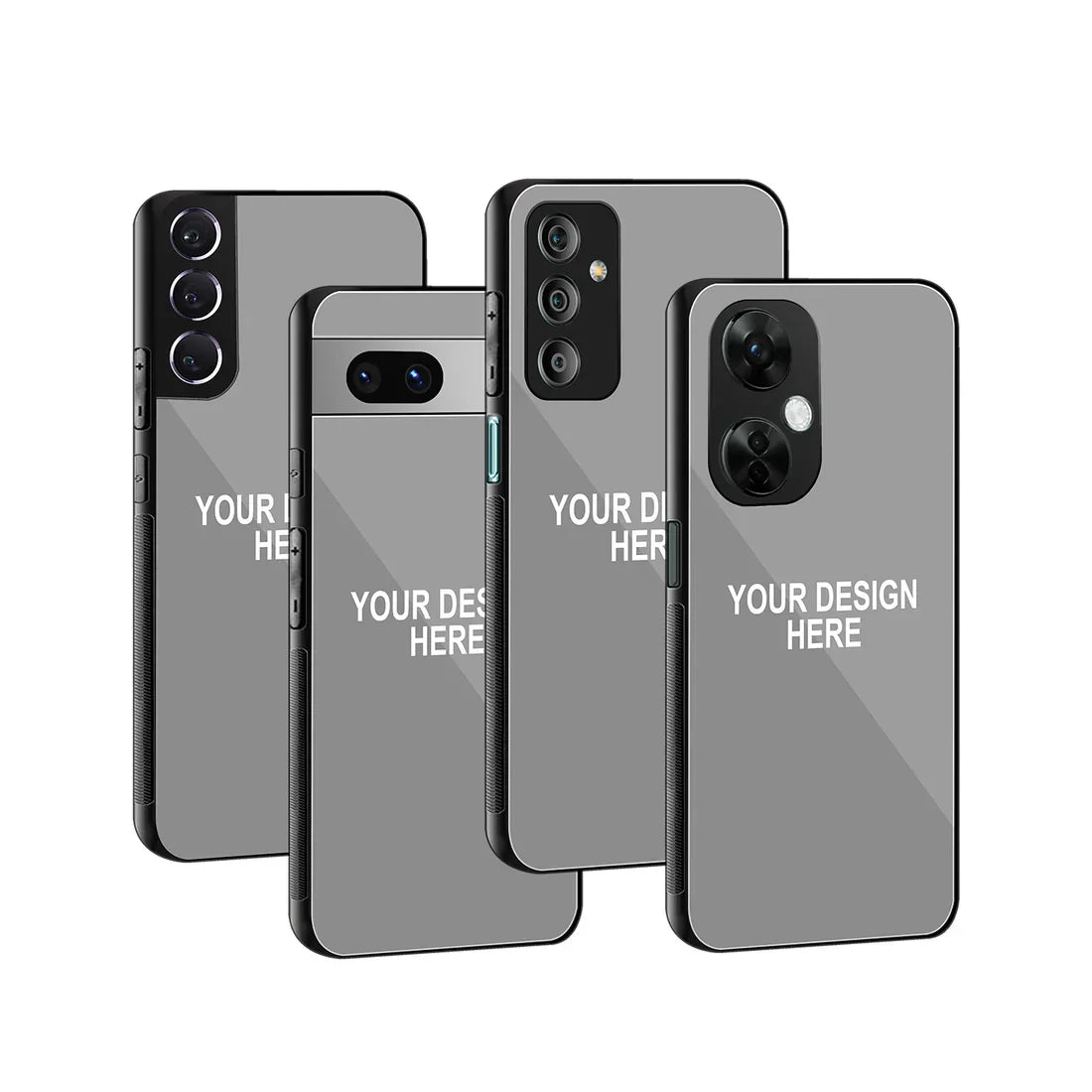 Apple Custom Printed Glass Back Case – Personalized Design - Drakon Lifestyle India