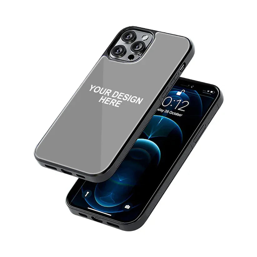 Apple Custom Printed Glass Back Case – Personalized Design - Drakon Lifestyle India