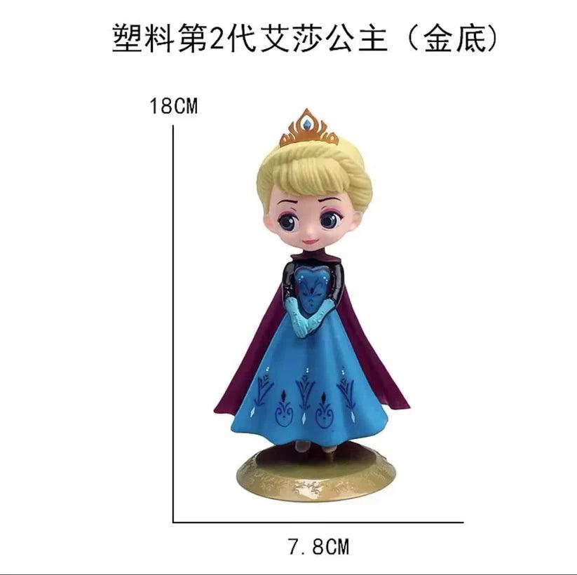 Princess Elsa Anna Q Posket Chibi Figure | Frozen Collectible 15cm - Drakon Lifestyle India