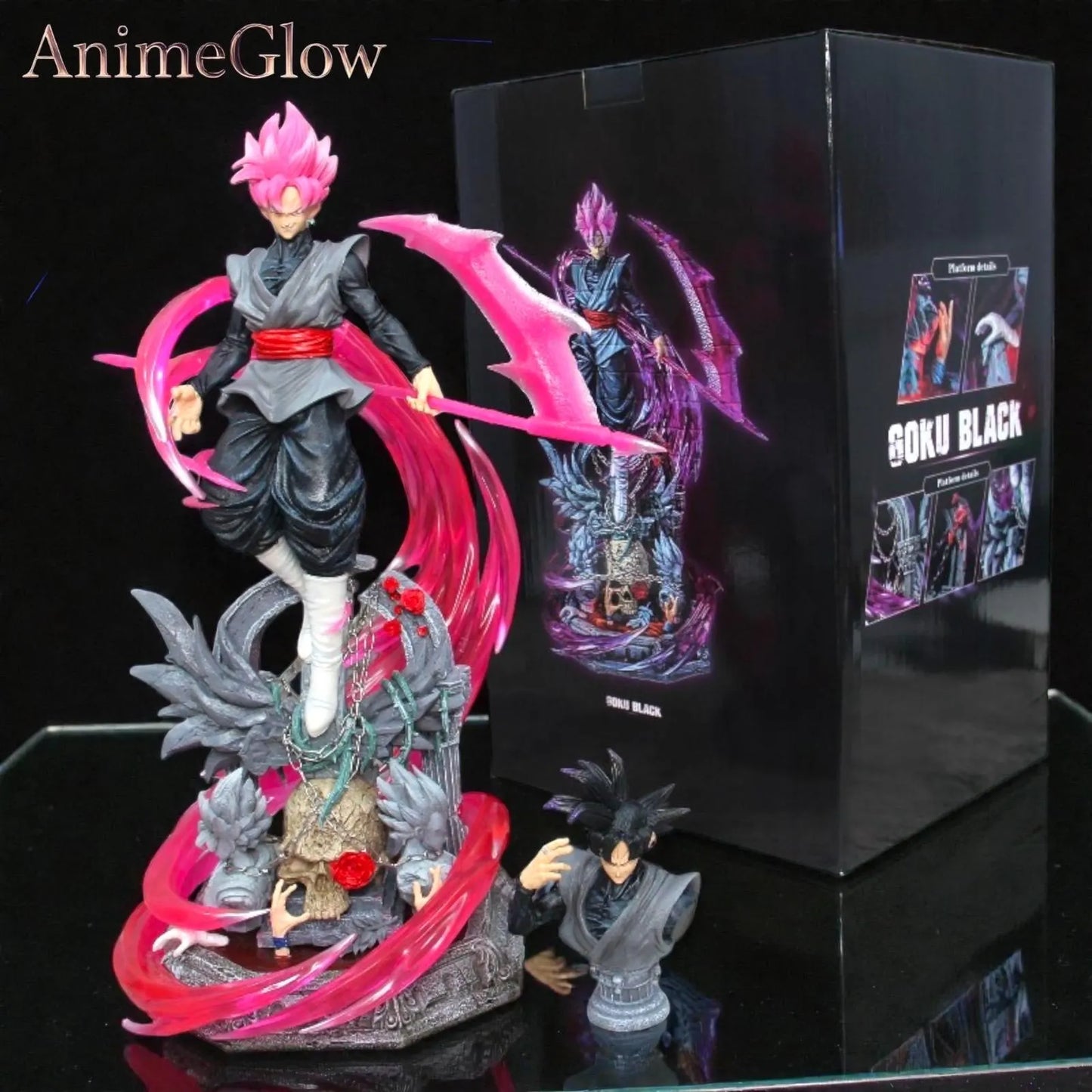 Goku Black Rose Giant Action Figure – 60 cm Anime Collectible Statue