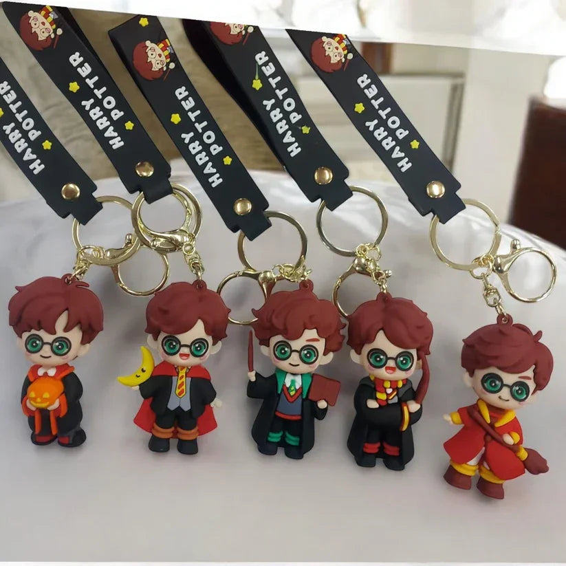 harry potter 3D Keychain | Strap Bag Charm with Hook - Drakon Lifestyle India