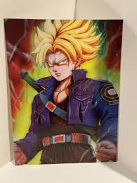 Super Saiyan Trunks 3D Wall Poster – 30x40 CM Dragon Ball Edition