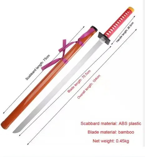 Jujutsu Kaisen Wodden Katana 104 cm – Anime Cosplay Sword Prop - Drakon Lifestyle India