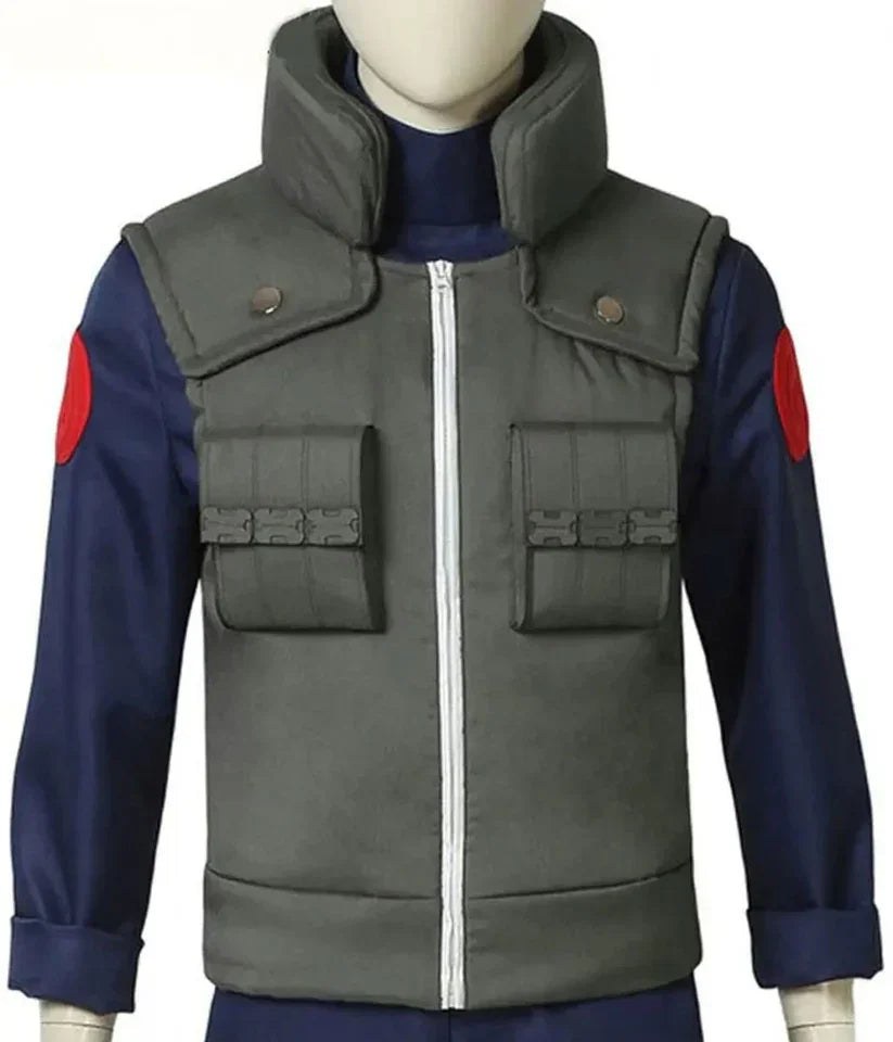 Kakashi Hatake Vest Jacket Naruto Cosplay Costume for Men & Teens - Drakon Lifestyle India
