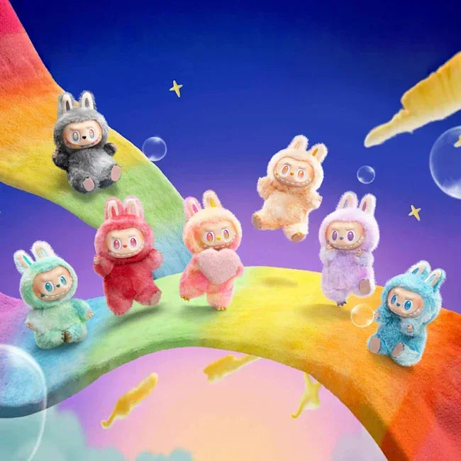 Labubu Plush Doll – 15 cm Cute Soft Toy Mystery Box with Bag Tag Keychain Kawaii Collectible - Drakon Lifestyle India