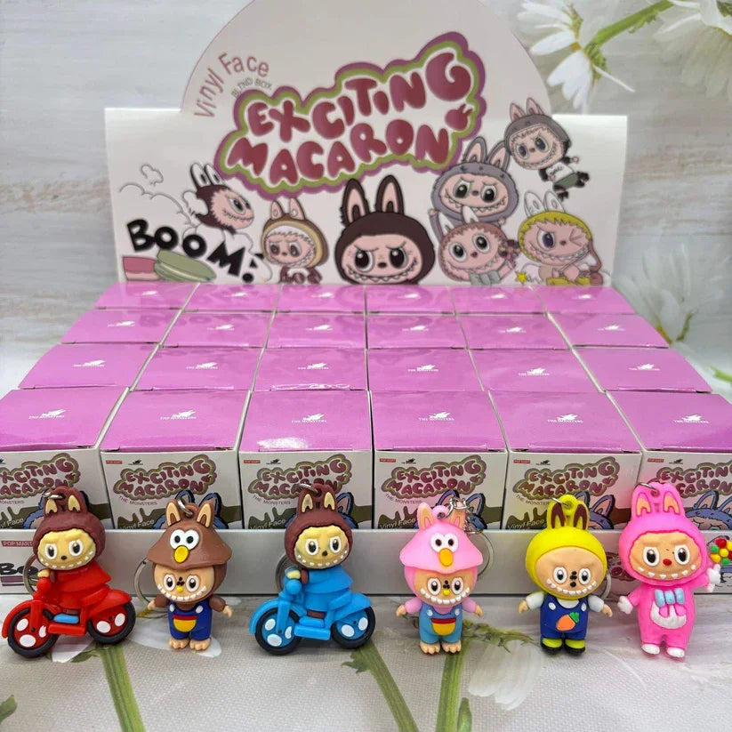 Labubu 3D Keychain Blind Box Series – Cute Cartoon Collectible Keychains - Drakon Lifestyle India