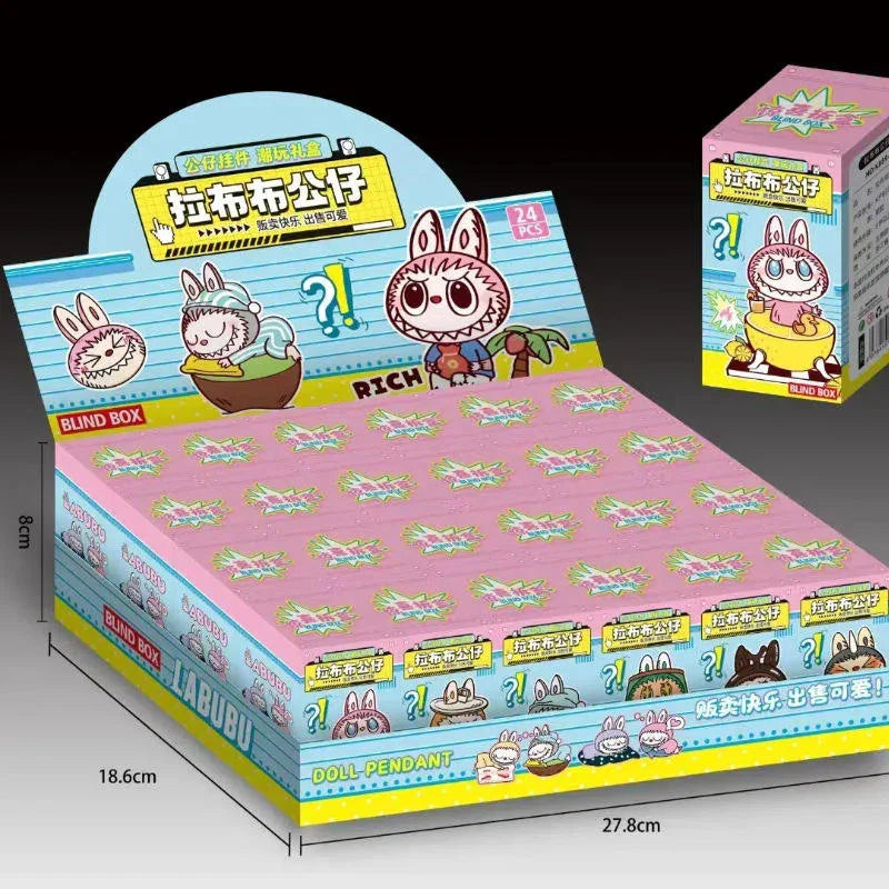 Labubu 3D Keychain Blind Box Series – Cute Cartoon Collectible Keychains - Drakon Lifestyle India