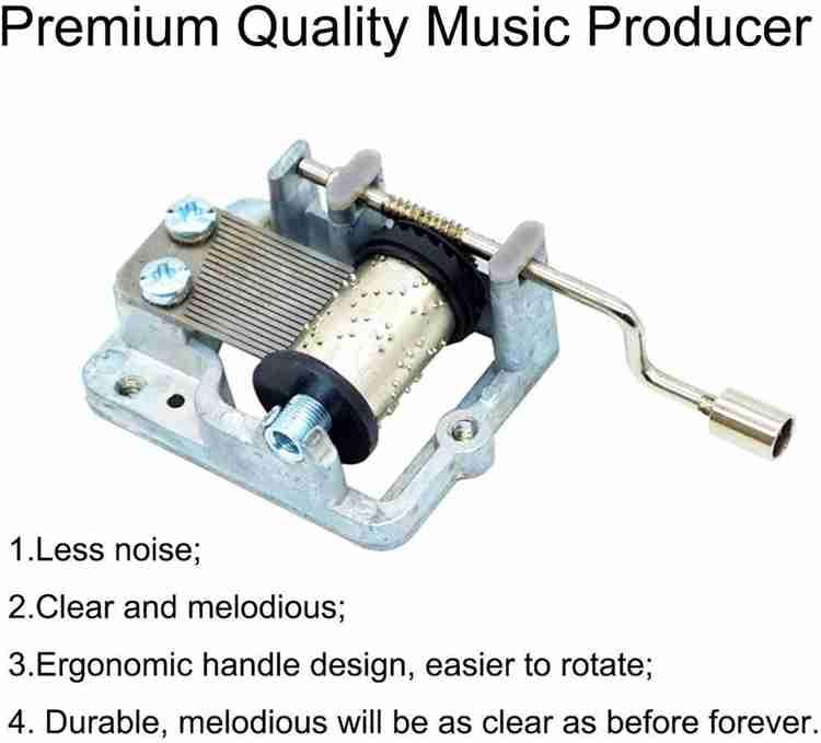 Harry Potter Wooden Hand-Crank Music Box | Wizarding Collectible - Drakon Lifestyle India