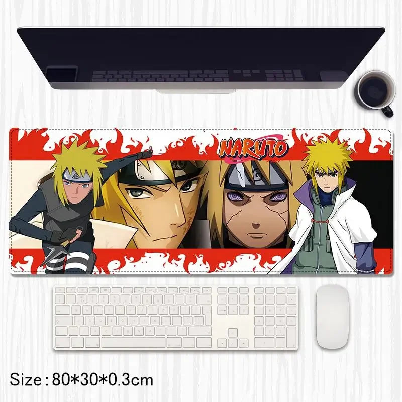 Naruto Anime Extended Gaming Mouse Pad / Desk Mat – 80×30 cm - Drakon Lifestyle India