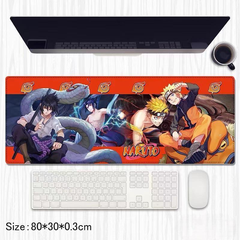 Naruto Anime Extended Gaming Mouse Pad / Desk Mat – 80×30 cm - Drakon Lifestyle India