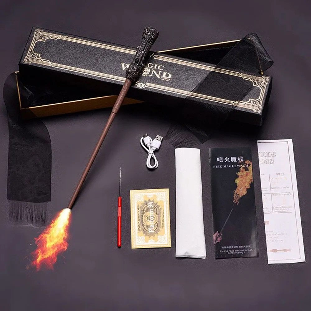 Harry Potter Fire Shooting Magic Wand 40 cm Rechargeable