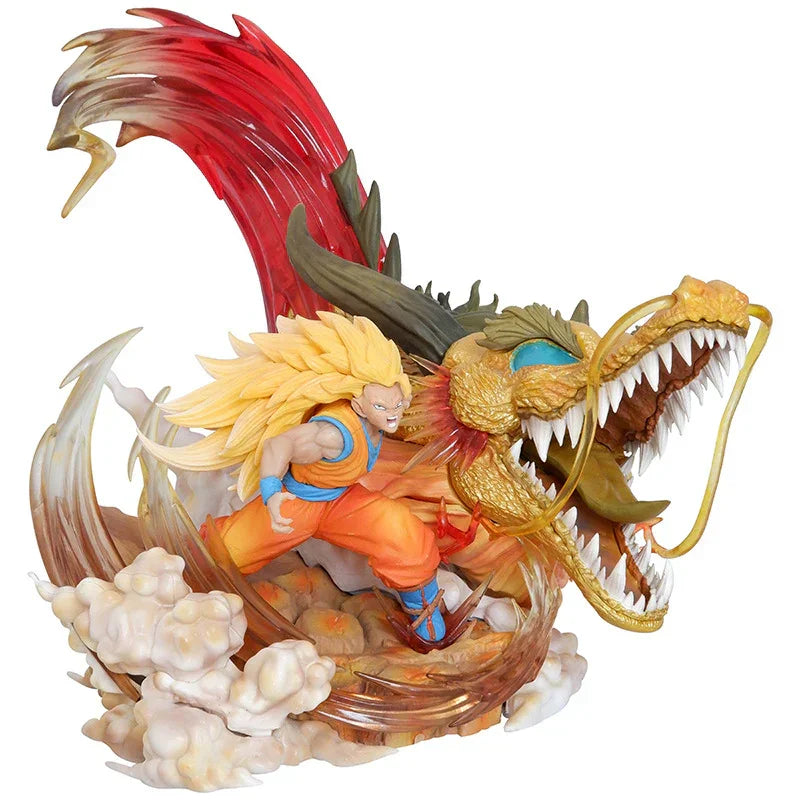 Goku with Shenron Dragon Statue – Dragon Ball Z Anime Collectible - Drakon Lifestyle India