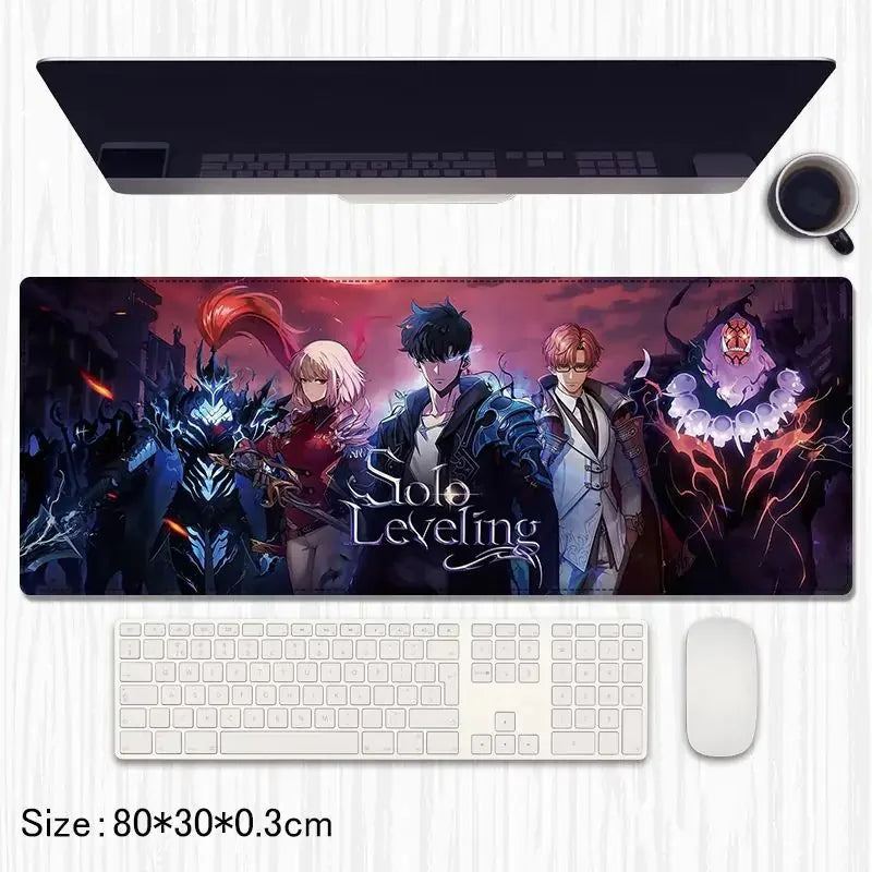 Solo Leveling Anime Extended Gaming Mouse Pad / Desk Mat – 80×30 cm - Drakon Lifestyle India