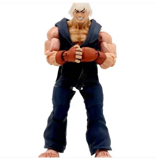 Ken Masters Street Fighter Action Figure – 7 Inch Collectible Toy
