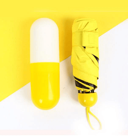 Capsule Mini Folding Umbrella – Compact, Stylish & Full-Size Protection - Drakon Lifestyle India