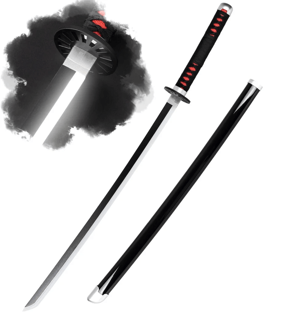 Tanjiro Kamado LED Cosplay Katana - 104 cm Wooden Practice Sword Collectibles - Drakon Lifestyle India