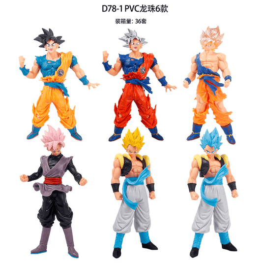 Set B - Dragon Ball Z Set of 6 -Figure Collection (18.5cm) - Drakon Lifestyle India