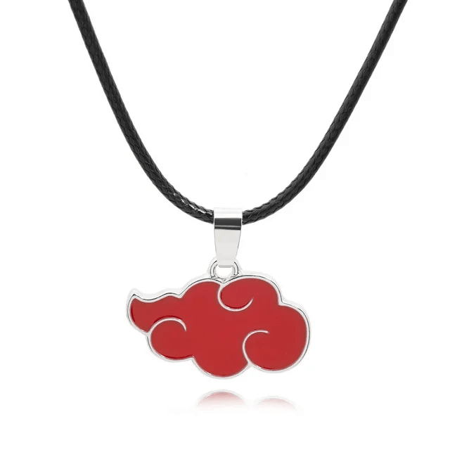 Akatsuki Cloud Pendant Necklace | Naruto Anime Jewelry - Drakon Lifestyle India