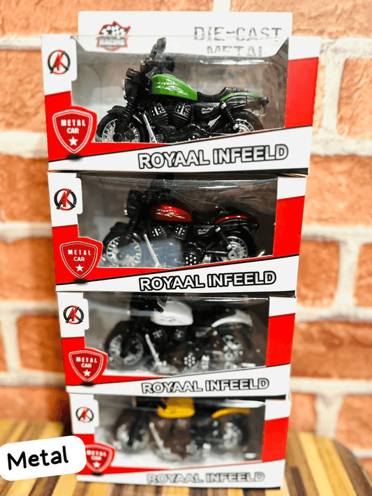 Diecast Classic Motorcycle Model – Metal Miniature Bike Toy - Drakon Lifestyle India