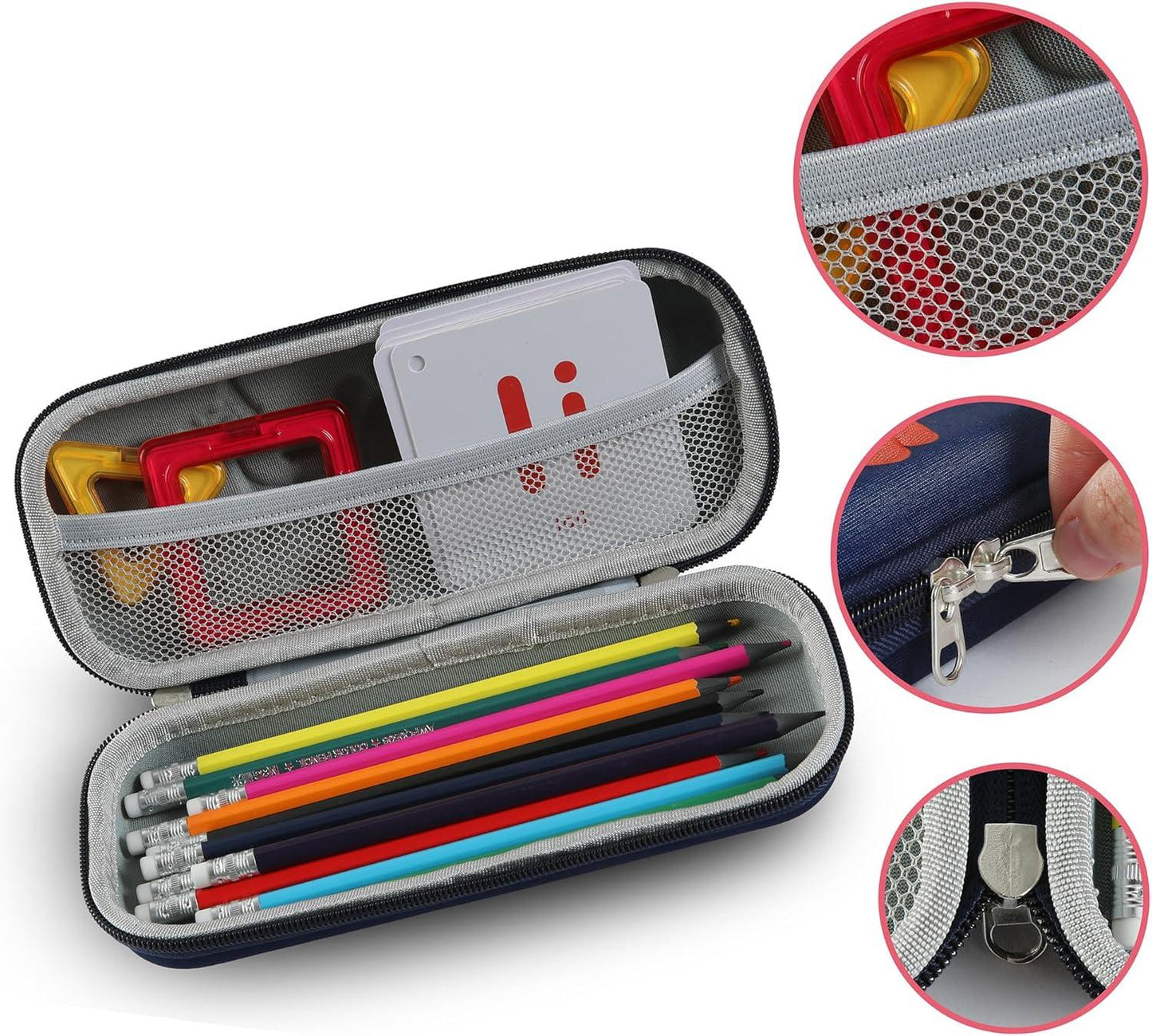 Lion Sports Champion Pencil Case – 3D Hard Shell Stationery Organizer - Drakon Lifestyle India
