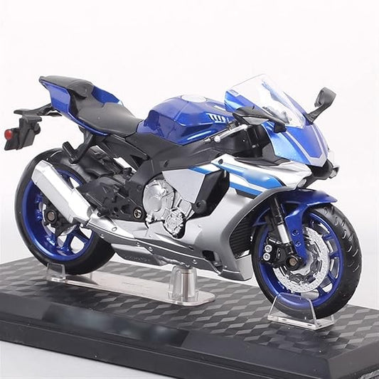 1:12 Scale Yamaha YZF‑R1 2018 Diecast Motorcycle Model – Blue bike