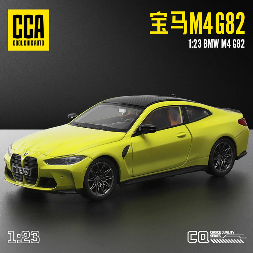 BMW M4 G82 Diecast Car Model – 1:23 Scale CCA Alloy Sports Car