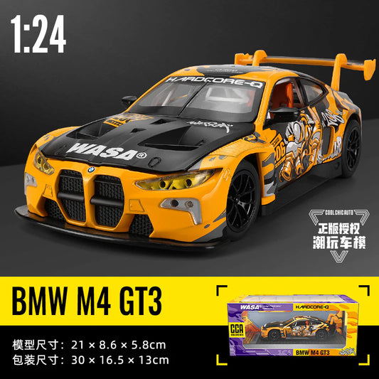 BMW M4 GT3 WASA Racing Diecast Car Model – 1:24 Scale CCA Edition