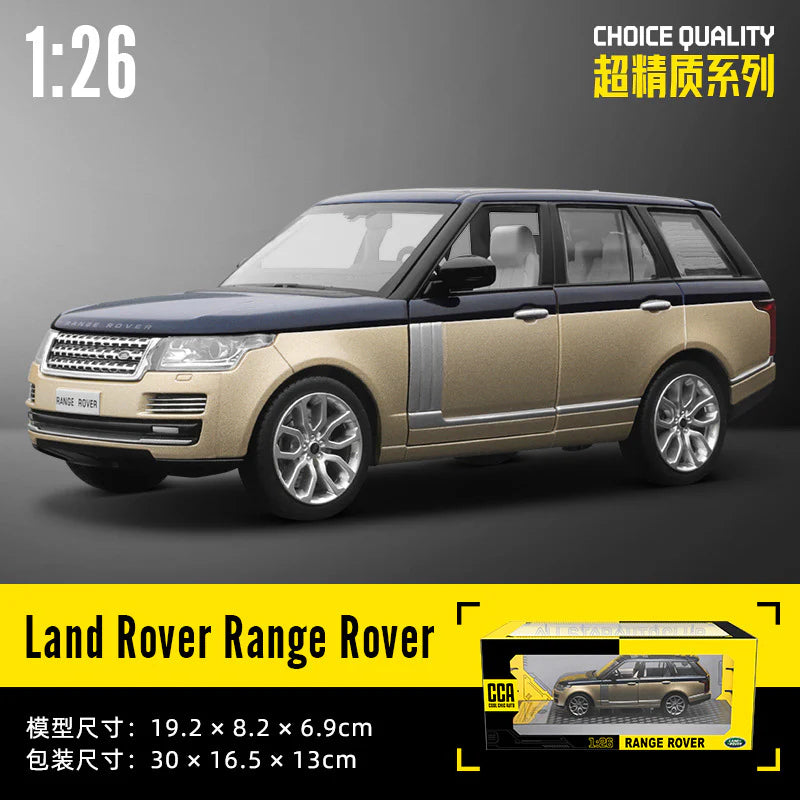Land Rover Range Rover Diecast Car Model – 1:26 Scale CCA Luxury SUV Edition