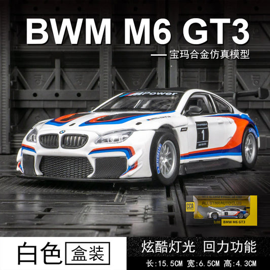 BMW M6 GT3 Diecast Car Model – 1:32 Scale CCA Racing Edition