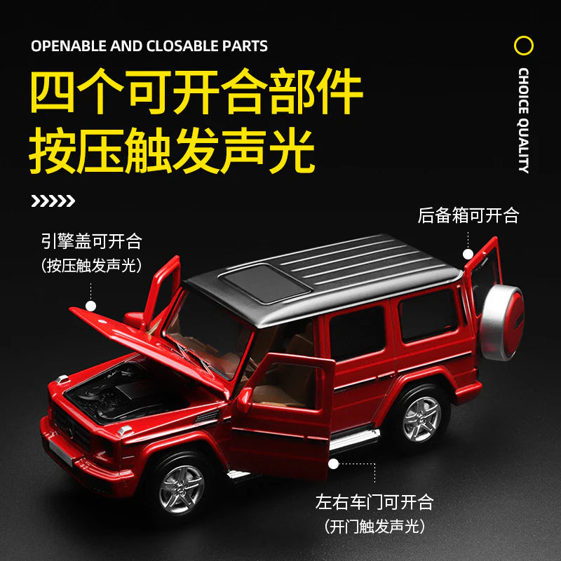 Mercedes-Benz G350d Diecast Car Model – 1:32 Scale CCA Luxury SUV Edition