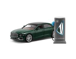 1:38 Bentley Flying Spur Hybrid Diecast Car with EV Charging Station