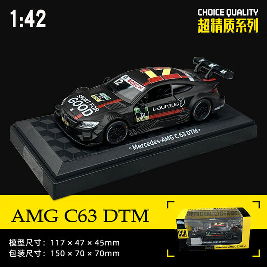 Mercedes-AMG C63 DTM Diecast Car Model – 1:42 Scale CCA Racing Edition
