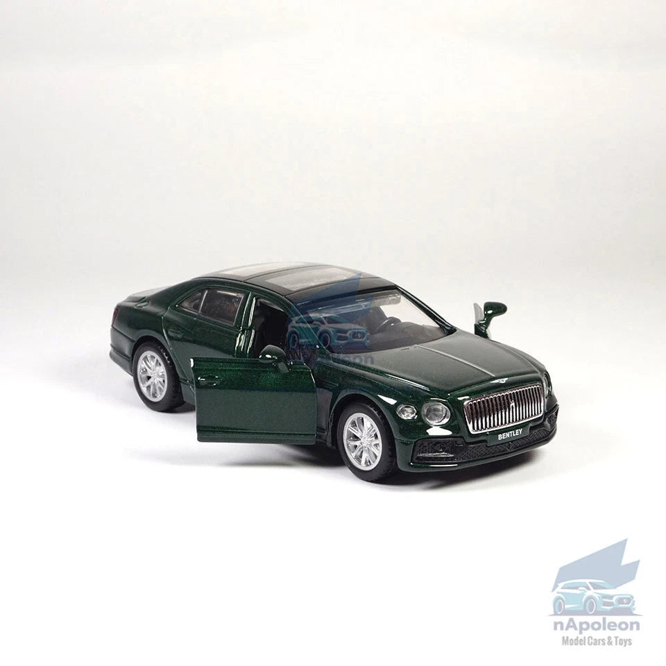 1:47 Scale Bentley Flying Spur Hybrid Diecast Model – British Racing Green