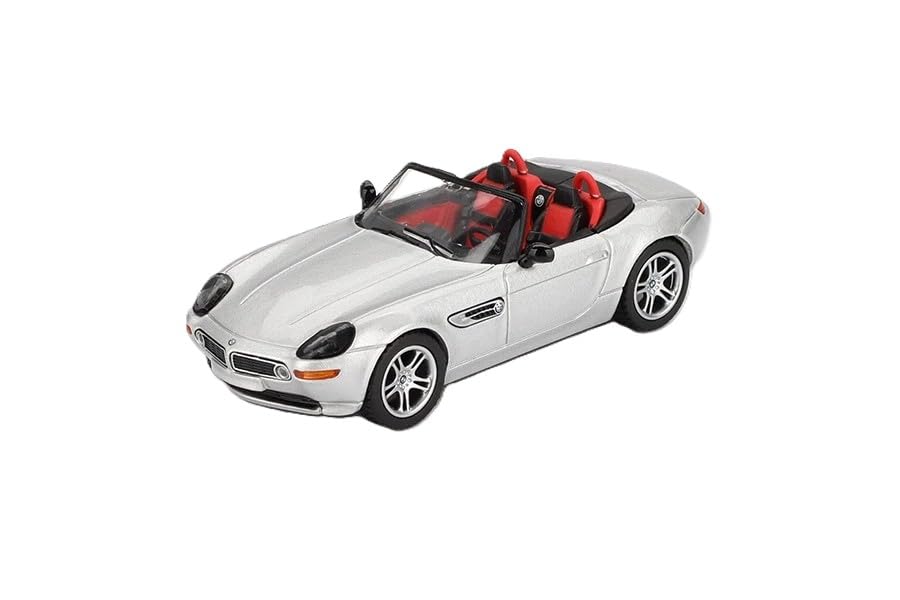 1:64 BMW Z8 Silver Diecast Model Car – Mini GT Limited Edition