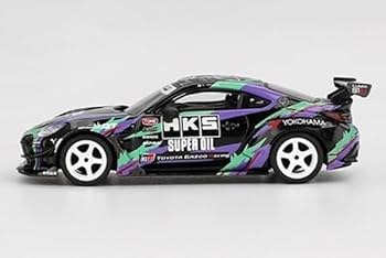 1:64 HKS GR86 Black Diecast Model Car – Mini GT Collector Edition