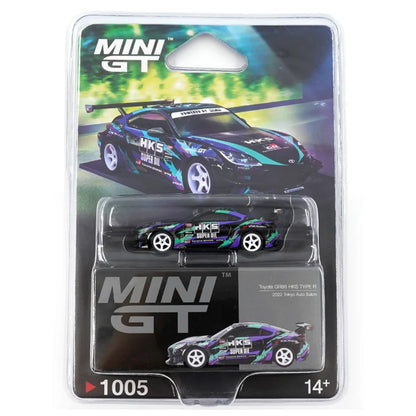 1:64 HKS GR86 Black Diecast Model Car – Mini GT Collector Edition